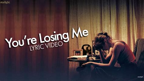 Taylor Swift Youre Losing Me From The Vault Lyric Video