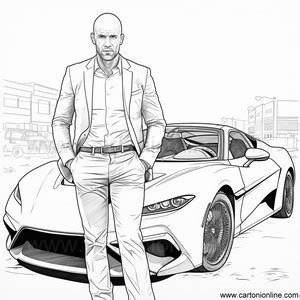 Fast And Furious Coloring Page