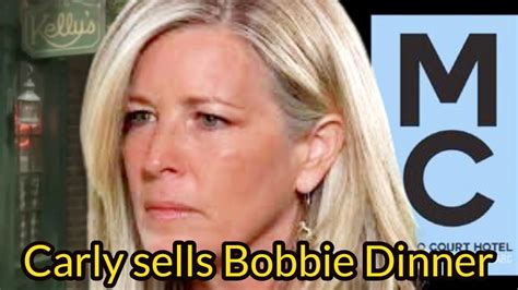 General Hospital Shocking Spoilers Carly S Choice Puts Bobbie Dinner