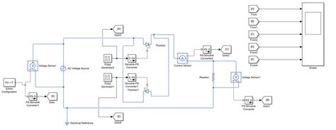 Power Triggering The Thyristor For The Single Phase AC Voltage