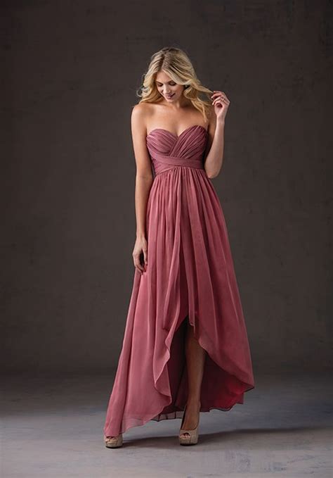 Pink Bridesmaid Dresses Elegant Bridesmaid Dresses High Low