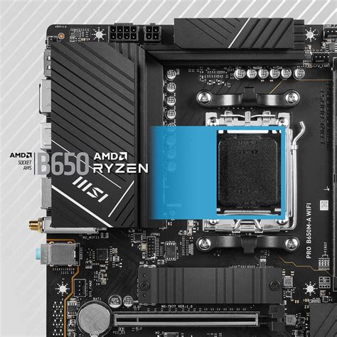 Msi Pro B M A Wifi Am Amd B Sata Gb S Ddr Ryzen Micro Atx