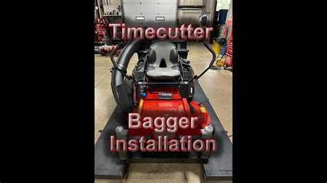 Toro Timecutter Bagger Installation Tutorial Youtube