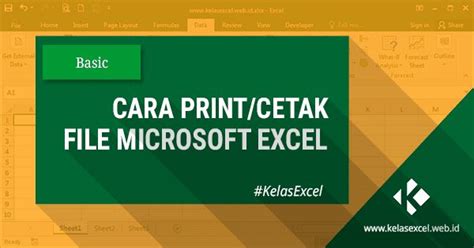 Tutorial Cara Print Di Excel Supaya Tidak Terpotong Rapi Dan Full