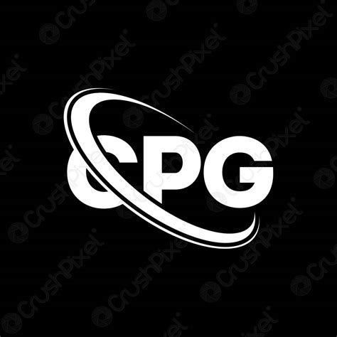 cpg logo cpg letter cpg letter logo design initials cpg vector de