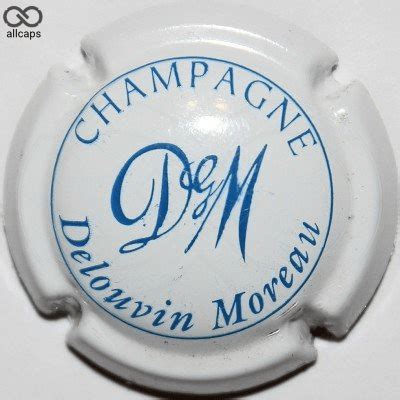 Capsule Blanc Et Bleu Champagne Delouvin Moreau Allcaps