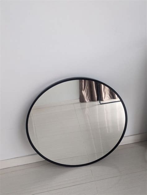 Cm Industrial Round Wall Mirror Furniture Home Living Home Decor