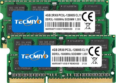 Tecmiyo Gb Kit X Gb Ddr L Sodimm Ddr Pc S Pc L