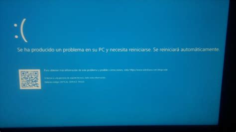 Windows 10 → Error Pantalla Azul Microsoft Community