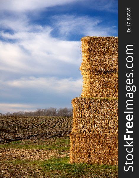 Stack Hay Bales Free Stock Photos Stockfreeimages