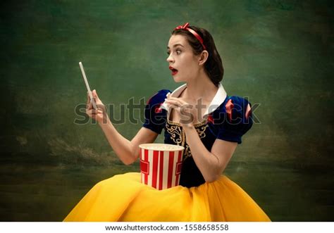 Young Ballet Dancer Snow White Tablet Stock Photo 1558658558 Shutterstock