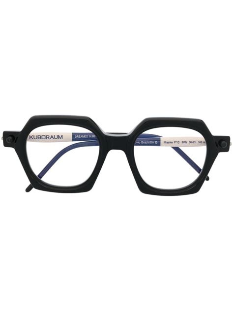 Kuboraum Square Frame Glasses Farfetch