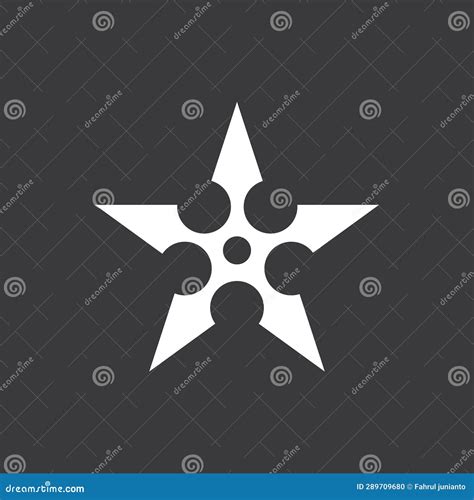 Plantilla De Vector De Logotipo Ninja Shuriken Stock De Ilustraci N