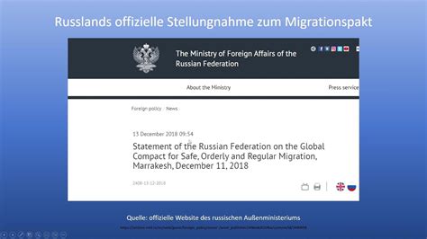 Russland Migrationspakt Afrika Repetita Iuvant YouTube