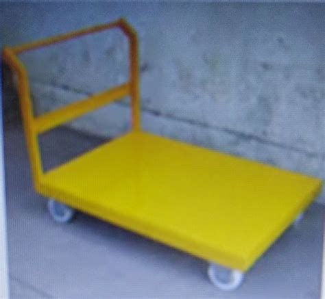 Mild Steel Platform Trolley For Warehouse Load Capacity Kg At