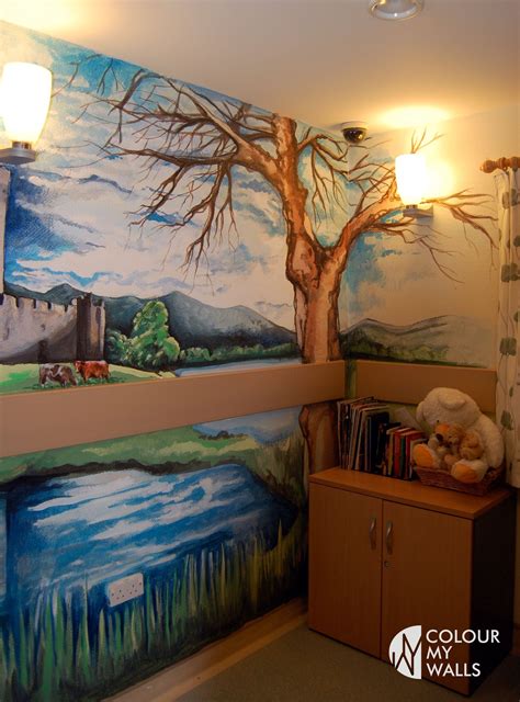 Wall Mural Hand Painted By Colour My Walls Colourmywalls