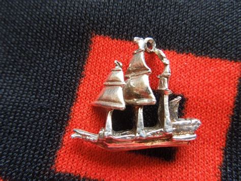 Sterling Sailing Ship Pirate Galleon Sailing Ship Sil Gem