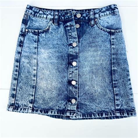 Refuge Skirts Final Sale Refuge Denim Mini Skirt Poshmark