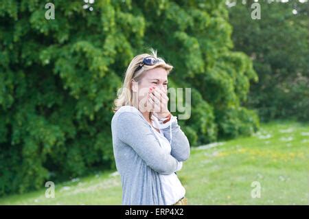 Uncontrolled laughter Stock Photo - Alamy