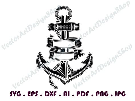 Anchor 2 Svg Anchor Svg Nautical Svg Anchor Clipart Etsy