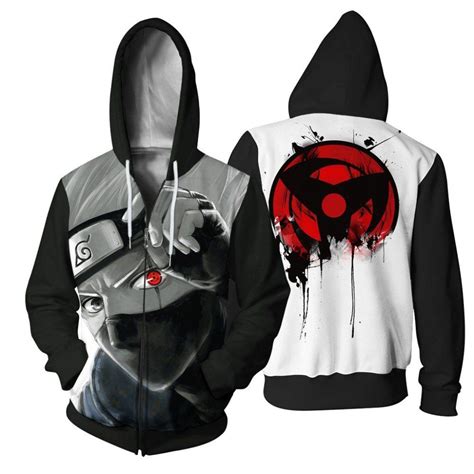 High Quality Kakashi Hoodie Naruto Hoodie Anime Hoodie Cartoon