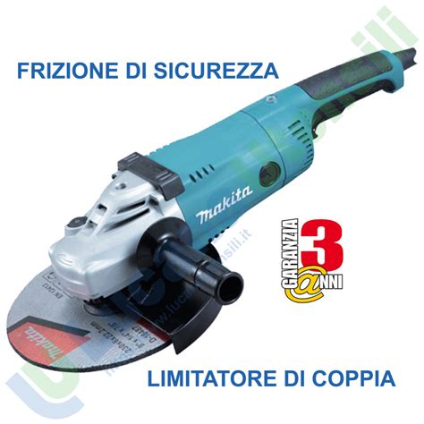 Smerigliatrice Angolare 230 Mm MAKITA Flex Frullino Grande Antiriavvio