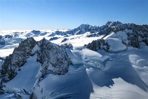 Flying over New Zealand's Fox and Franz Josef Glaciers