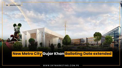 New Metro City Gujar Khan Balloting Date Extended Sky Marketing