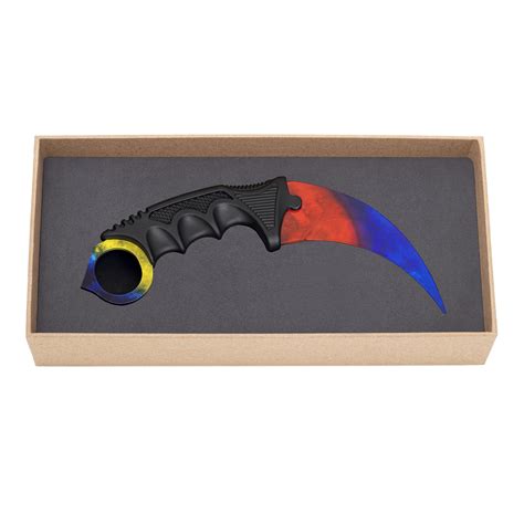 Karambit Ice And Fire CS2 Real Life Knife Fait Sur Mesure Par LootKnife