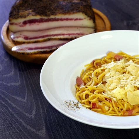 Spaghetti Carbonara Pasta Otro Mondo Restaurante Pizzer A