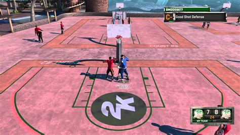 Nba 2k16 Mypark 2v2 17 Points Youtube