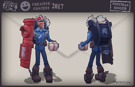 Riot Creative Contest Character Art Postman Singed