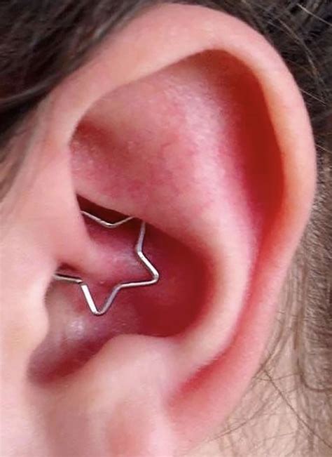 Twinkle Wired 16g Star Ear Piercing Daith Ear Piercing Cute Ear