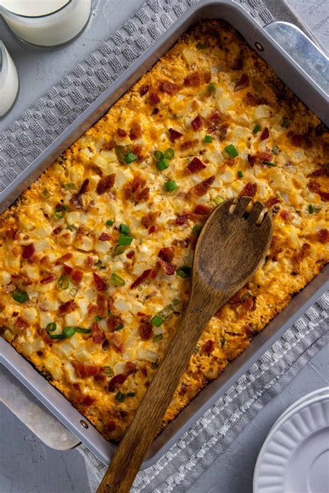 Loaded Hash Brown Casserole - My Kitchen Serenity