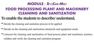 Cleaning And Sanitation Ppt