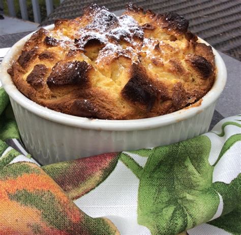 French Bread Pudding Soufflé With Grand Marnier