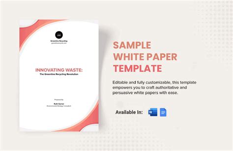 White Paper Templates in Word - FREE Download | Template.net