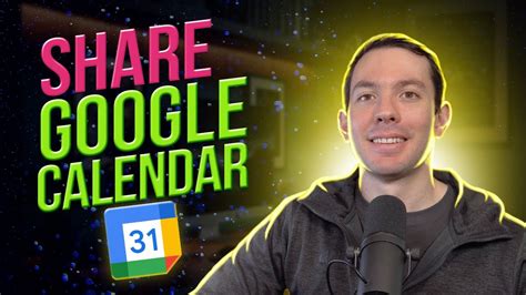 How To Share A Calendar On Google Calendar Youtube