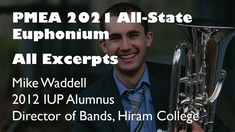 PMEA 2021 All State EUPHONIUM All Excerpts YouTube