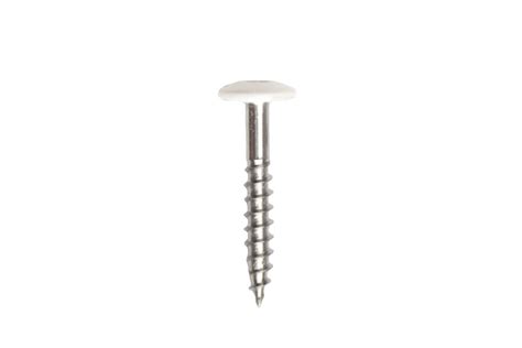 Screws for Trespa® plates white stainless steel 4.8 x 32 mm