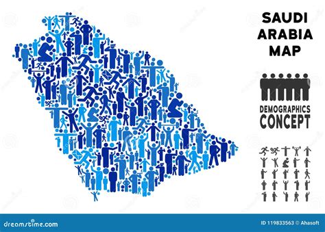 人口统计学沙特阿拉伯地图 向量例证 插画 包括有 社区 国家 要素 组织 马赛克 例证 质量 119833563