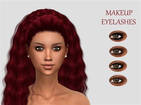 The Sims Resource Makeup Eyelashes