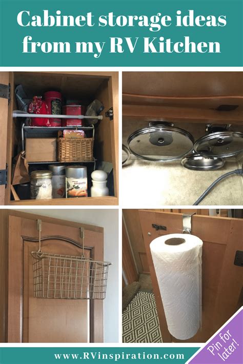 7 Organization Hacks For Rv Kitchen Cabinets Rv Inspiration