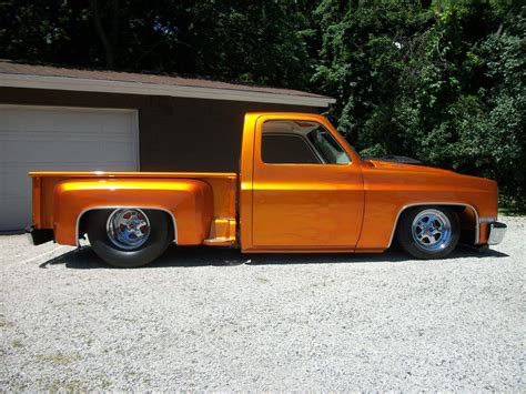 Chevrolet C10 Step Side Pickup Trucks Custom Lowered Rat Rod Patina