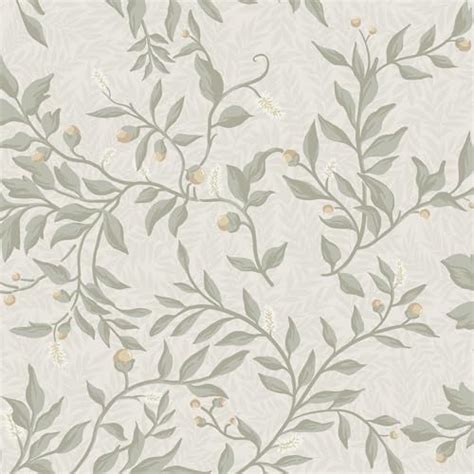 Westick Beige Leaf Peel And Stick Wallpaper Vintage Neutral Wallpaper