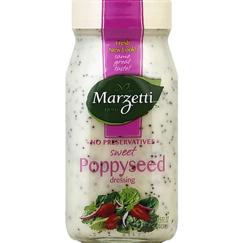 Marzetti Dressing Sweet Poppyseed 15 Oz Salad Dressings Refrigerated Dandw Fresh Market