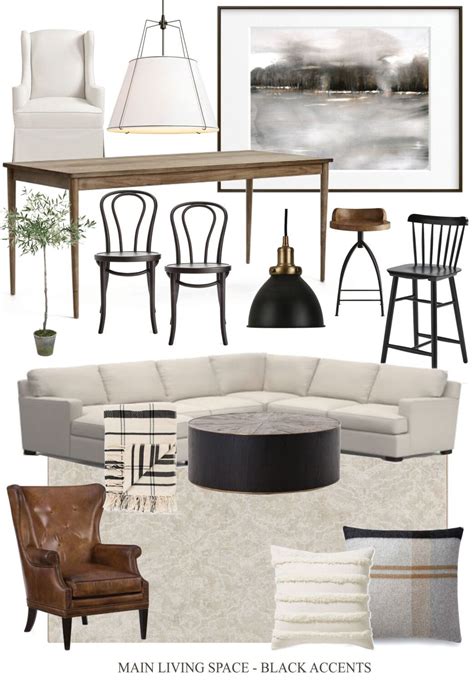 Main Living Space Mood Boards Warmer Accents Dear Lillie Studio