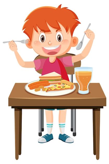 Eating Cartoon Images - Free Download on Freepik