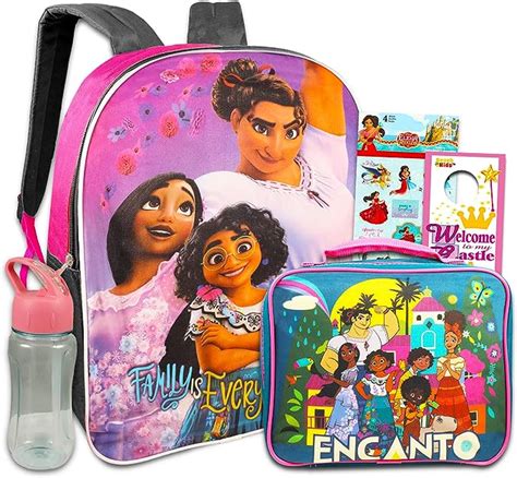 Disney Encanto Backpack With Lunch Box For Girls Bundle With