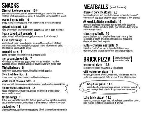 Menu at Brick House Tavern + Tap pub & bar, Grapevine, 700 W State Hwy 114